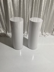 2pcs20White20Cylinder20Pedestals20AERIAL 819454148 2pcs White Cylinder Pedestals