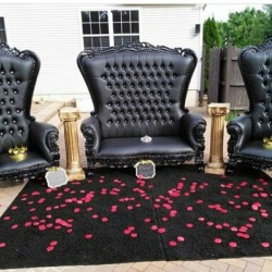 IMG 20180313 190921 065 732849743 Black Regal Throne Loveseat Throne Chairs