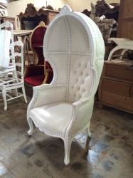 porter2 553469916 White Porter Canopy Chair Throne Chairs